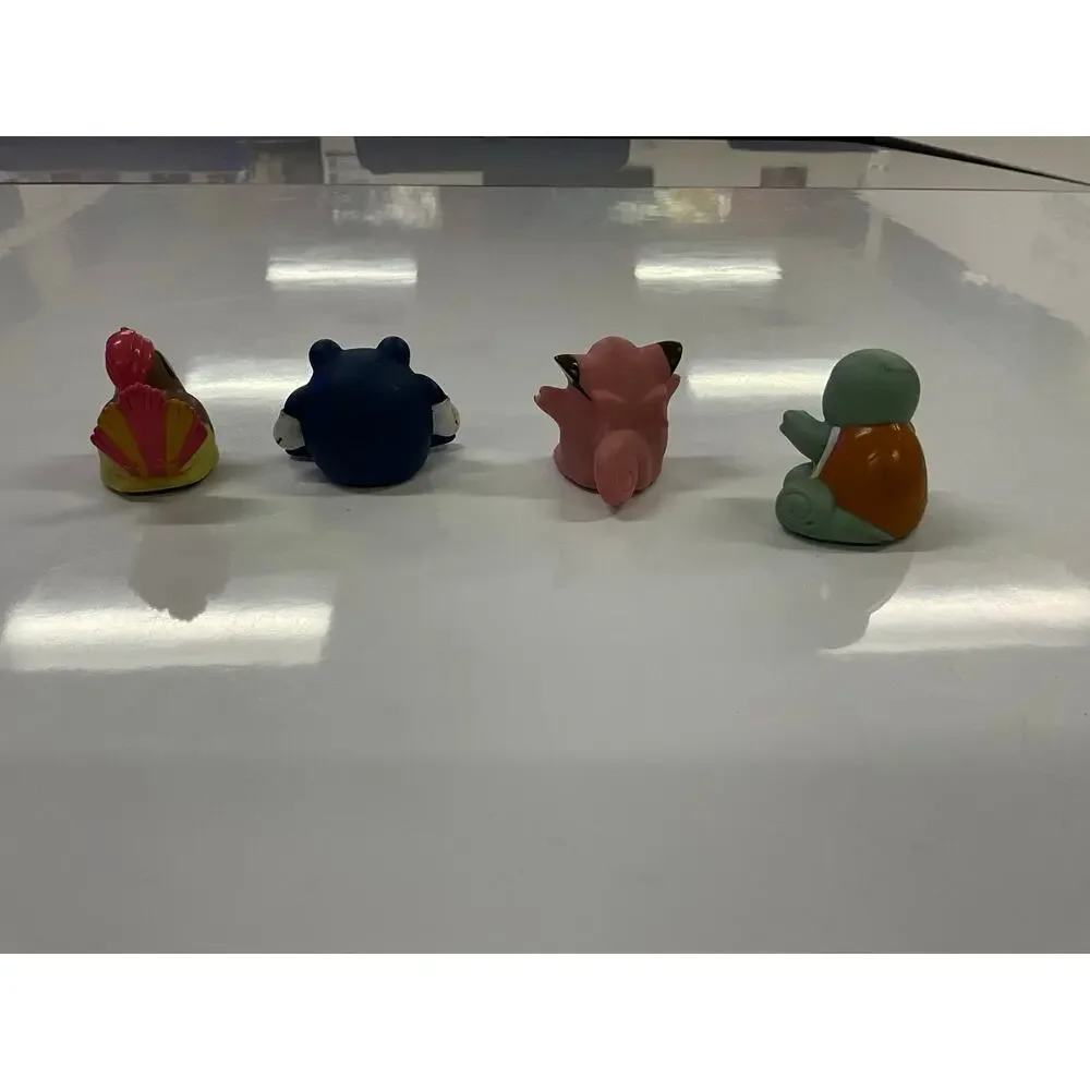 Vintage Lot of 4 1999 Nintendo Pokemon Figures Roller Slider Toy Hasbro PVC